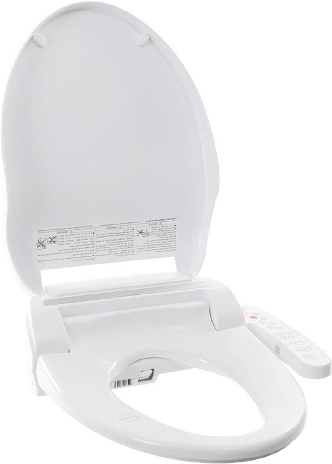 Elektrische Bidet Toiletbril - Intelligente WC Douche - Persoonlijke Hygiëne - Verwarmde Zitting - 055 l tankinhoud - Wit