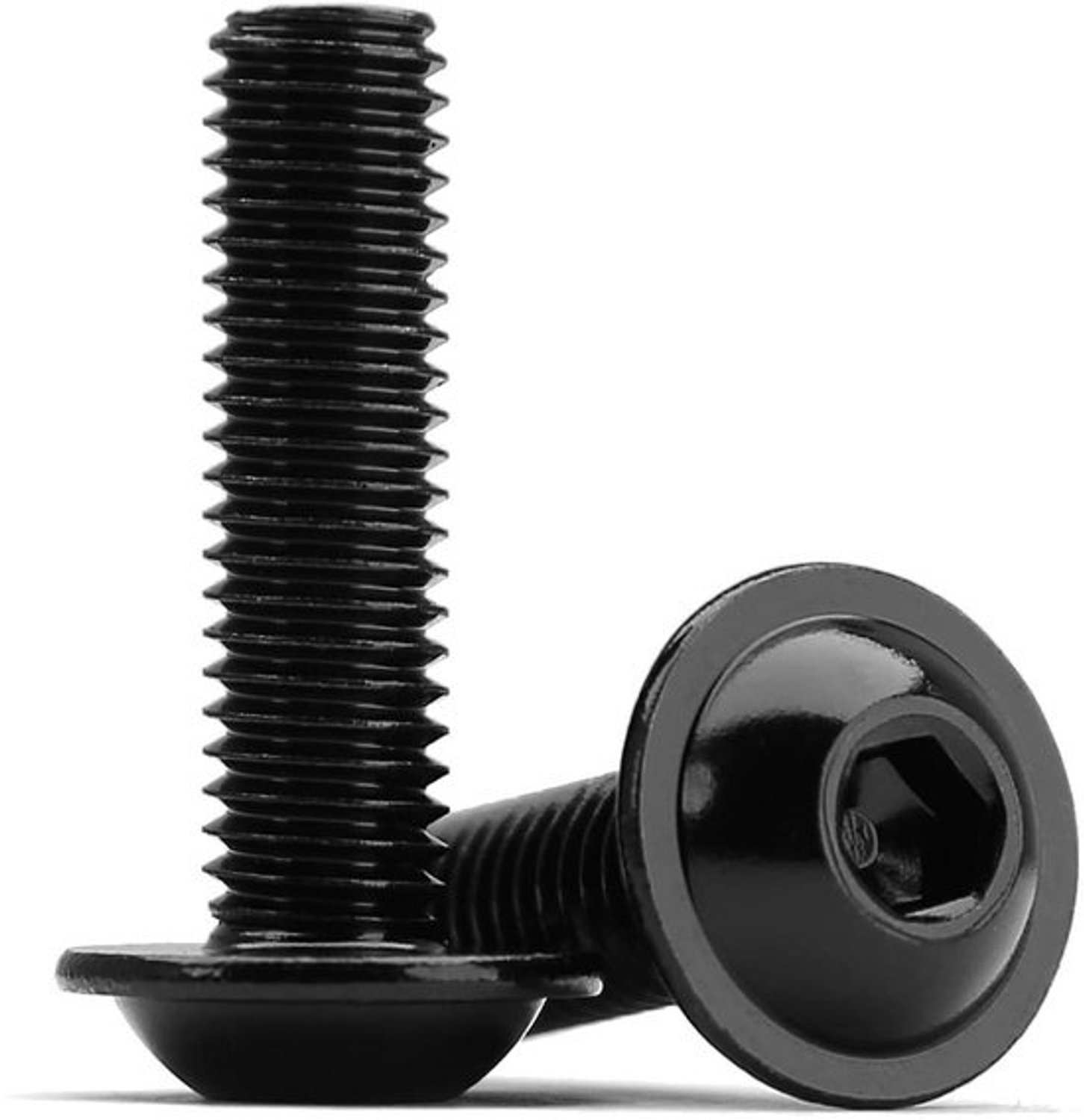 Lenskoppen Schroeven - Halfronde Schroeven - Machines Bevestigen - Roestvrij Staal Zwart - M4x20mm 60 Stuks