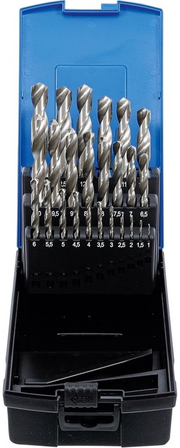 HSS Spiraalborenset 1 tot 13 mm, 25-delig | Hoogwaardige Metaalboren