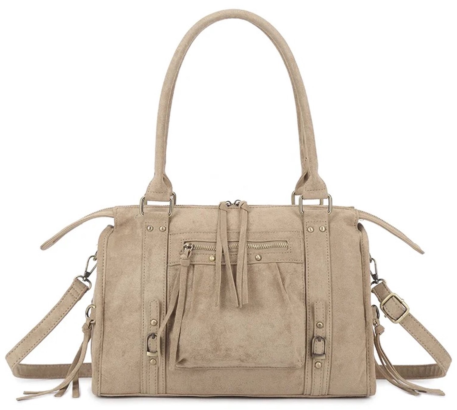 Damestas - It Girl Bag - City Bag - imitatie leer - 36 x 15 x 23 cm - Schouderriem