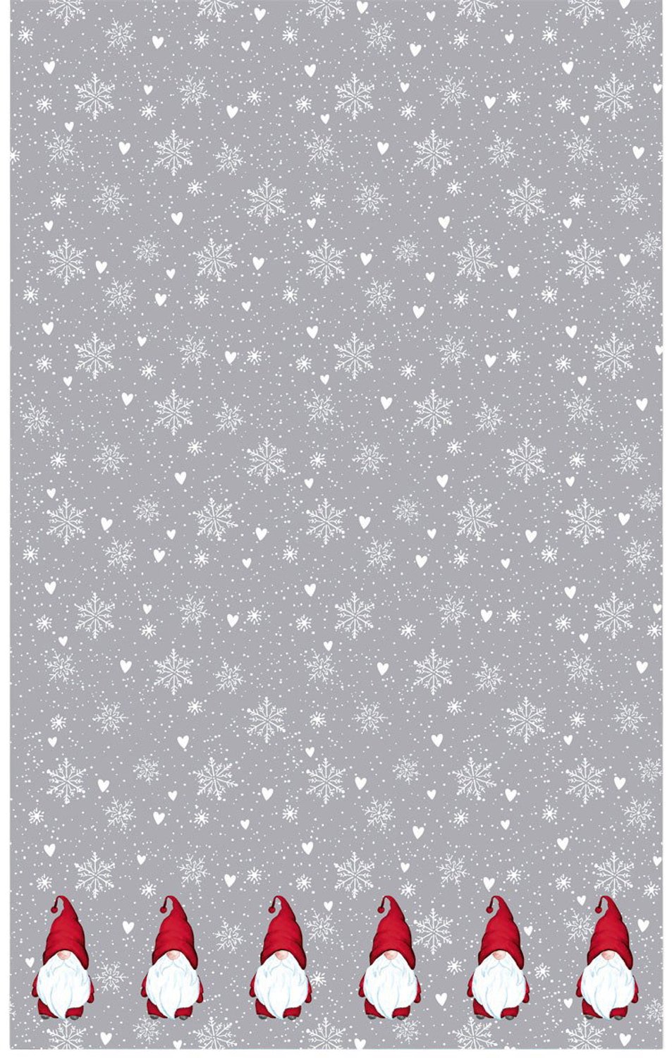 Tafelkleed l138b220cm winter flakes Duni