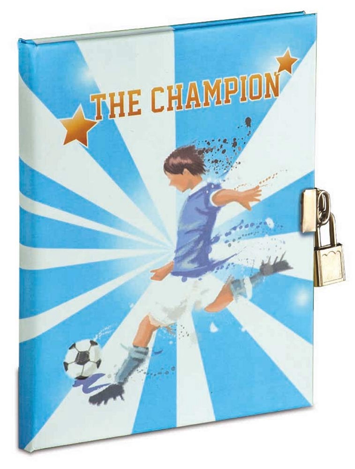 Dagboek 14,5 x 18,5 cm met metalen slot en 2 sleutels