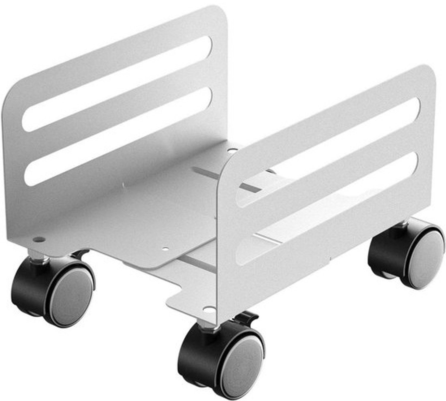 Computer Host Mobielhouder - Desktop Host Rack - Ruimte Besparen - Twee-in-één Dual Use - 12 Centimeter Armlengte - Wit