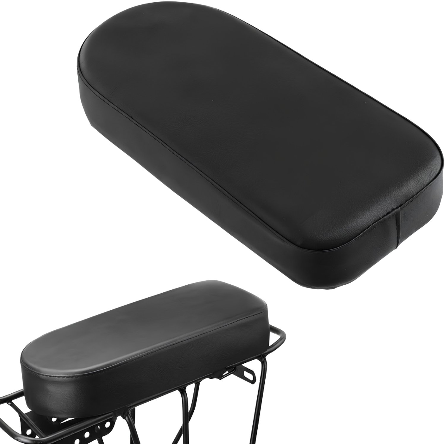 KLS® Fietszitje Achter - Fietsstoeltje Achterzitje - Achterzitje Fiets - Zwart - 32cm x 15cm x 5cm