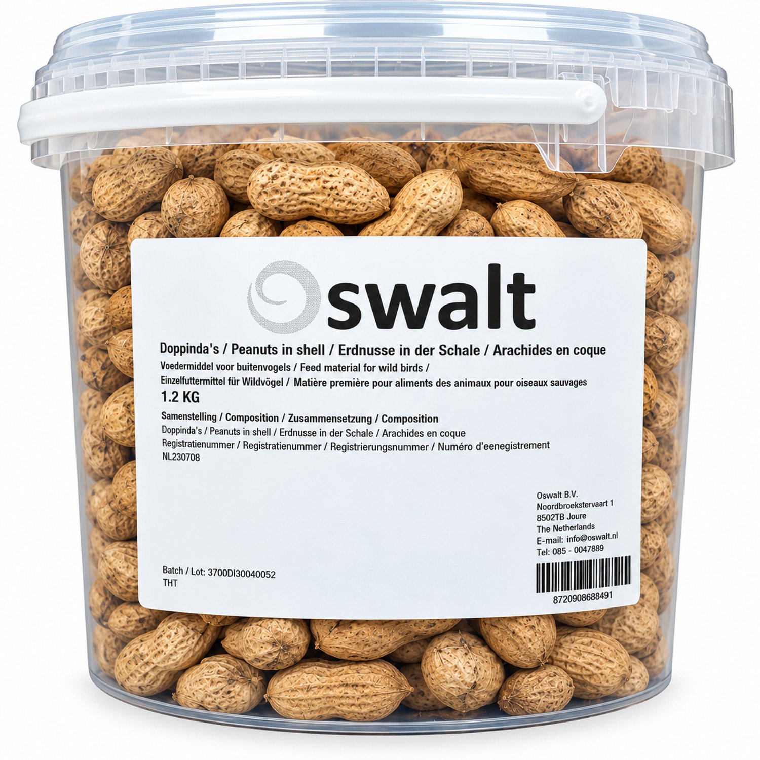 Oswalt - Doppinda's in Emmer - 1.2KG - Buitenvogelvoer