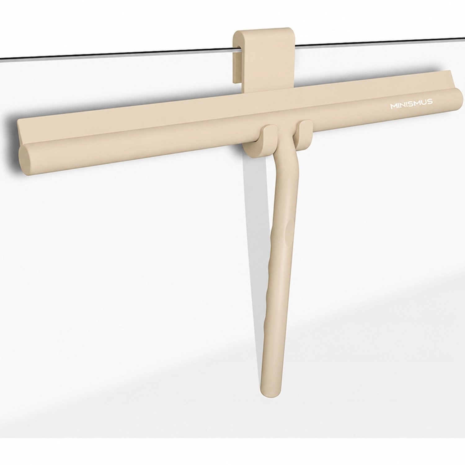 Minismus Douche Trekker Beige - Extra Breed - incl. Ophang Haak - Badkamer Accessoires - Badkamer Accessoires - Douchewisser - Raamwisser