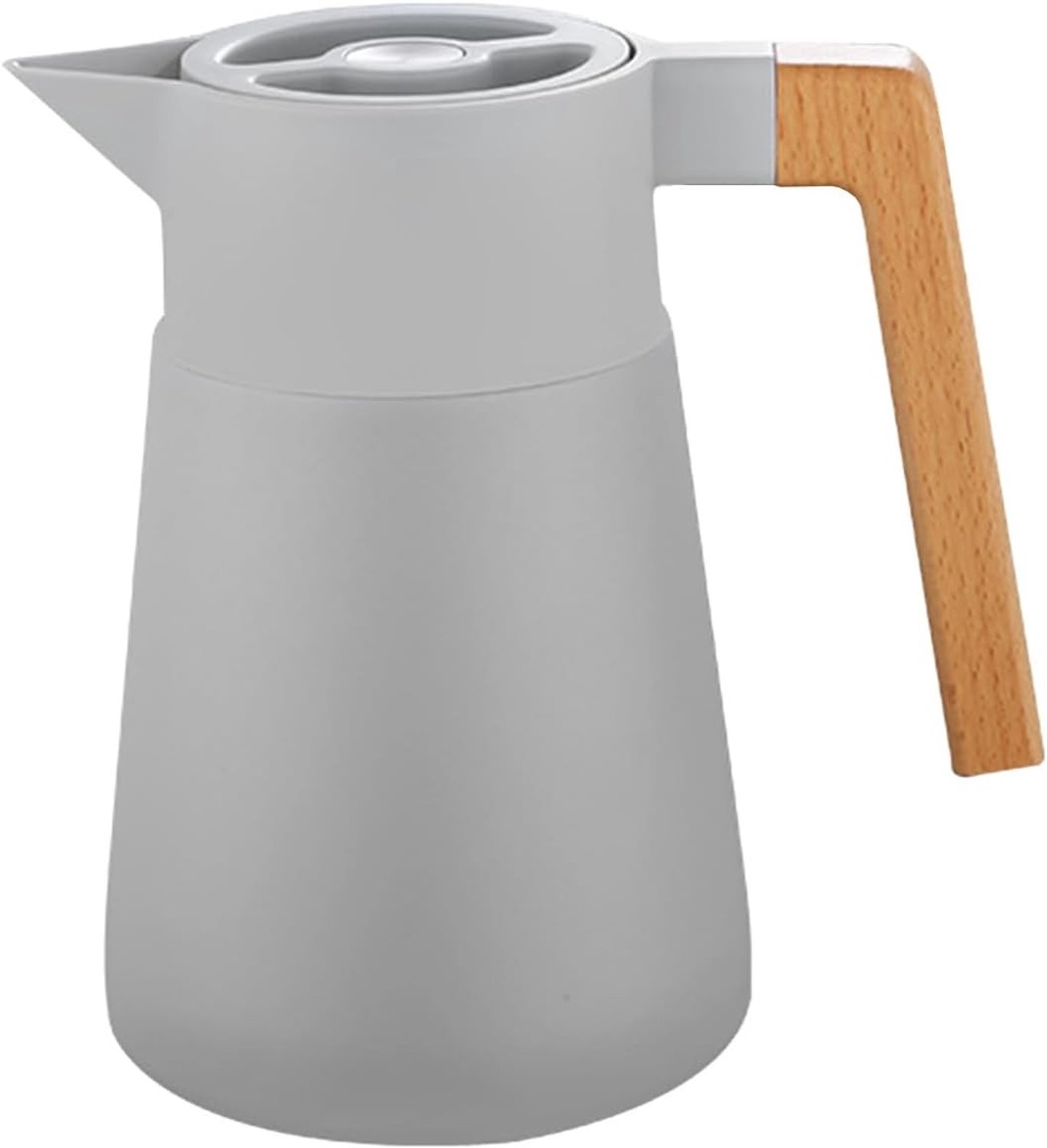 Thermoskan - Grijs - 1,5 L - Roestvrijstaal met Vacuümisolatie - Voor Koffie en Thee