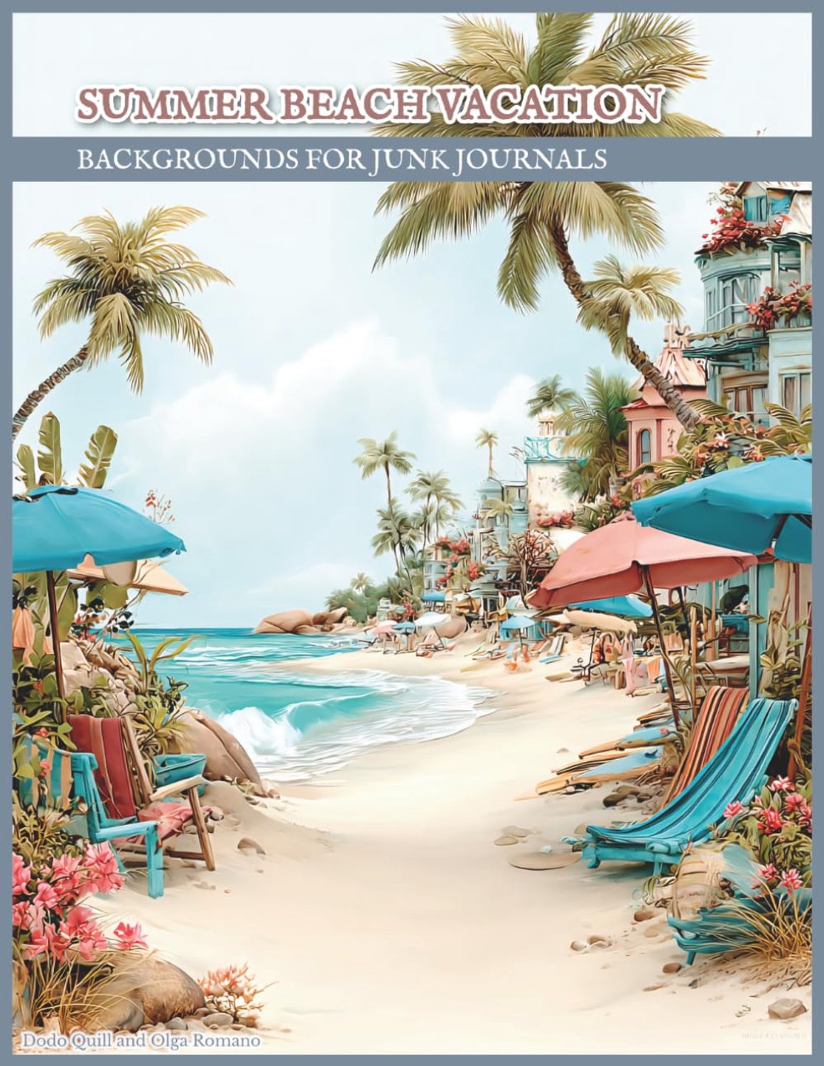 Summer Beach Vacation Backgrounds for Junk Journals: 80 Coastal Scenes for Collage & Scrapbooking - ShopVlot