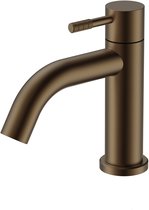 STRIA Koudwaterkraan - Hendel met ribbelstructuur - Geborsteld bruin brons
