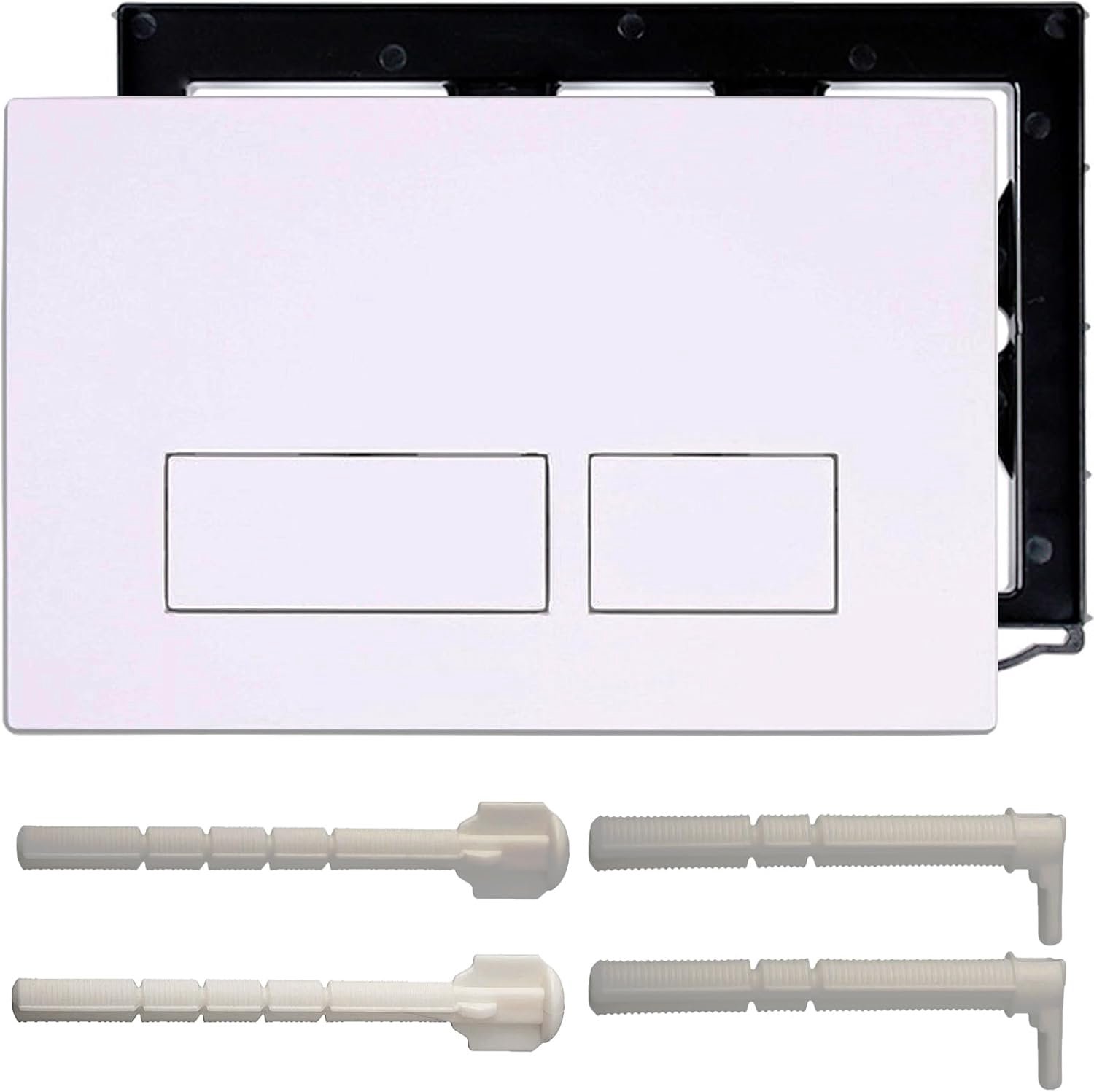 Toilet drukplaat - wit - compatibel met Geberit Sigma, UP300 en UP320 - eenvoudig te installeren - ShopVlot