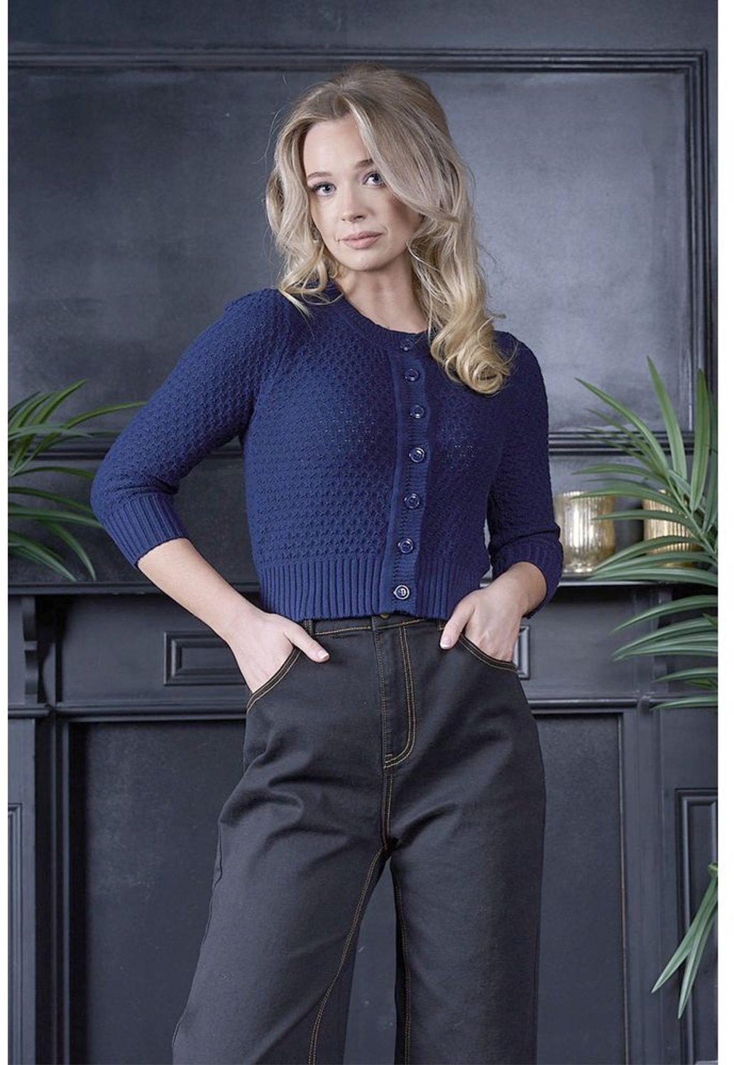 Banned - Fara Cardigan - S - Donkerblauw