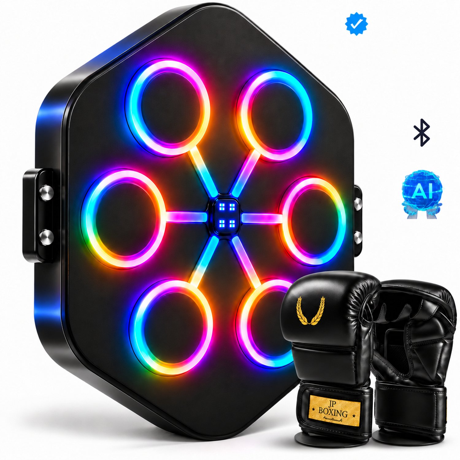 BEATBOKS® PRO - Boxing Machine - Music Boxing Machine - Boksmachine - Bokszak - Boksbal - Incl. bokshandschoenen - Muziek Synchronisatie