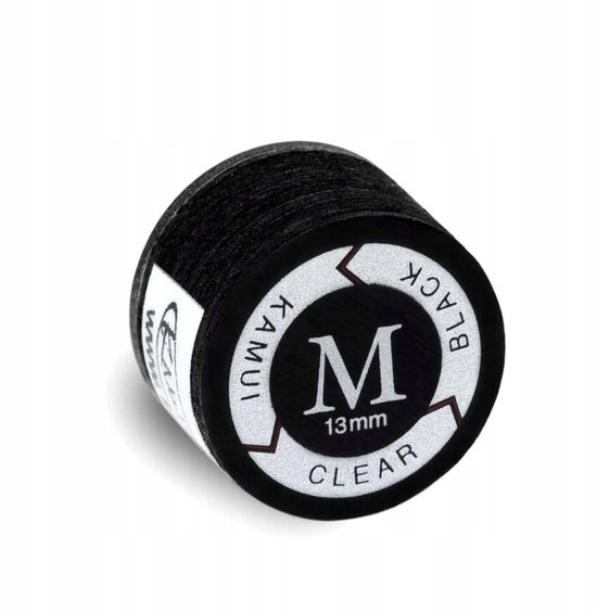 Kamui Clear Black Billardkeu-punt M 14 mm - Gemiddelde Hardheid — afbeelding 4