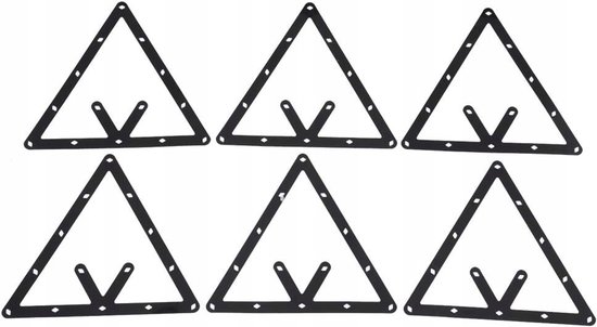 Magnetische Biljart Driehoek Standaard Set - 6 Stuks — afbeelding 5