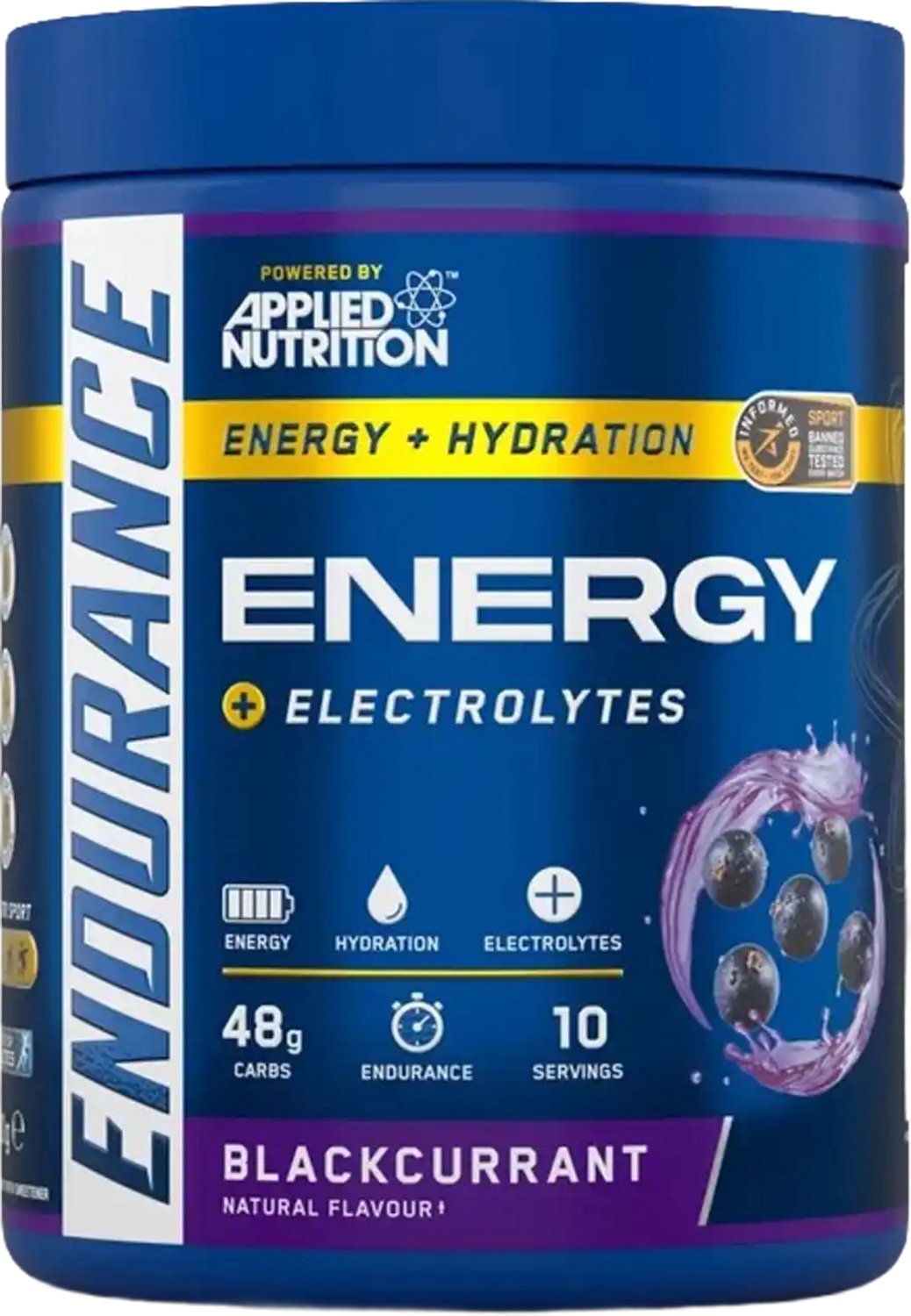 Endurance Carb & Electrolyte Energy - 500 g - Blackcurrant