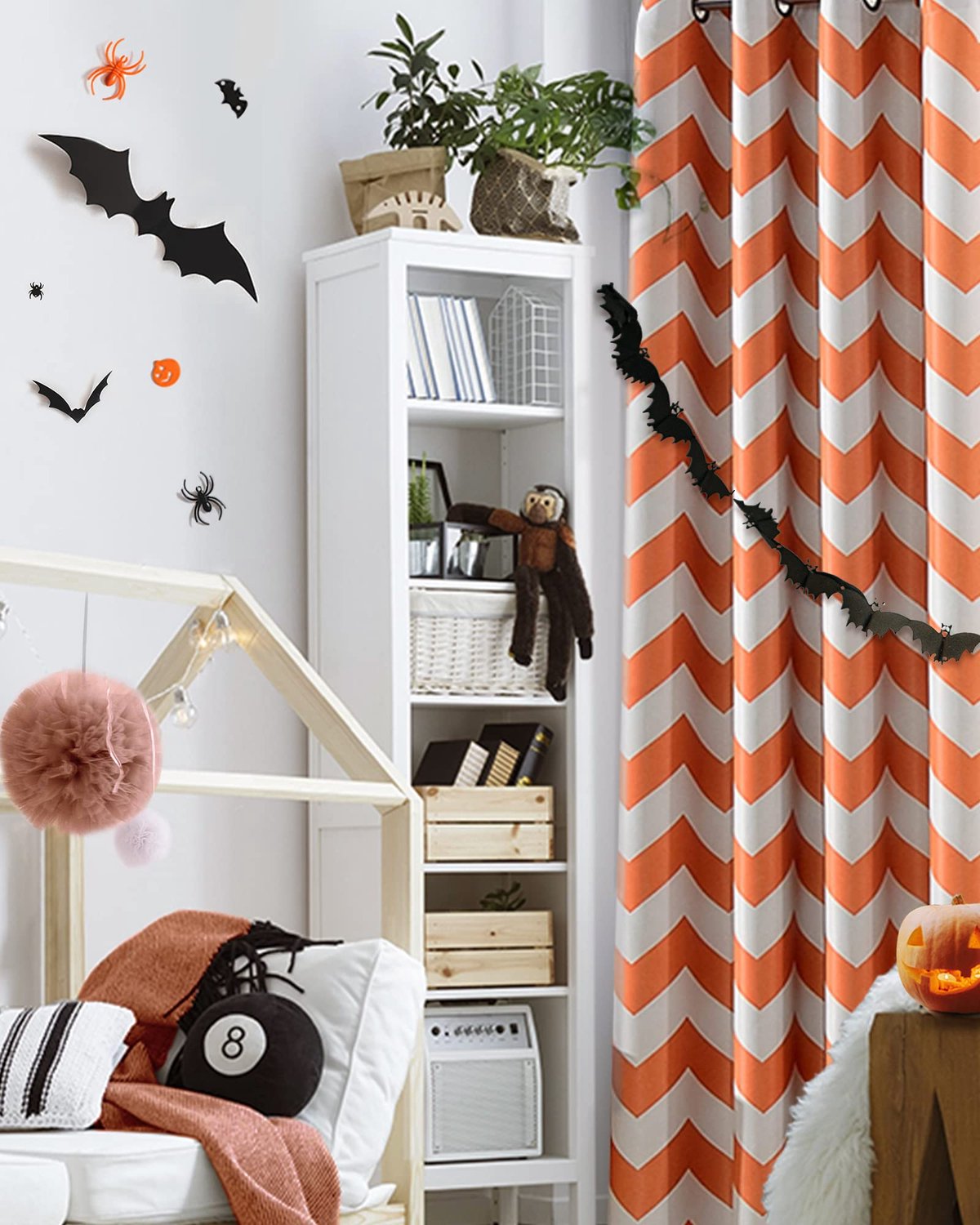 Melodieux Fashion Chevron Curtains for Living Room Dining Room, Darkening Blackout Grommet Top Window Drapes - ShopVlot