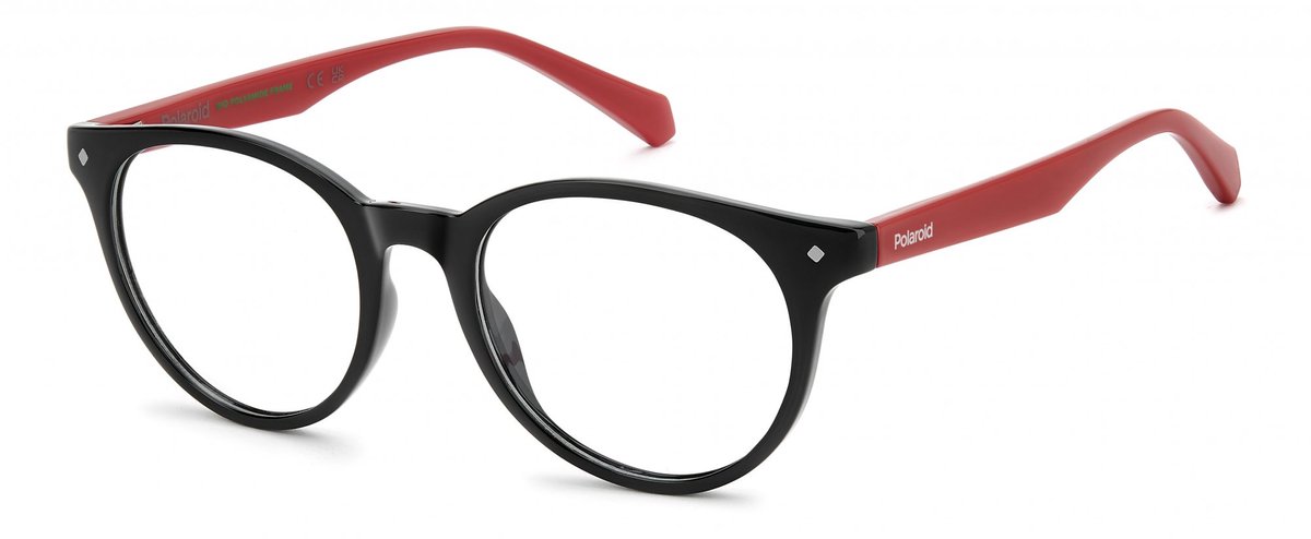 Polaroid Kinderen PLD D814/T Black red 47/18/118.2 TEEN Brilmonturen