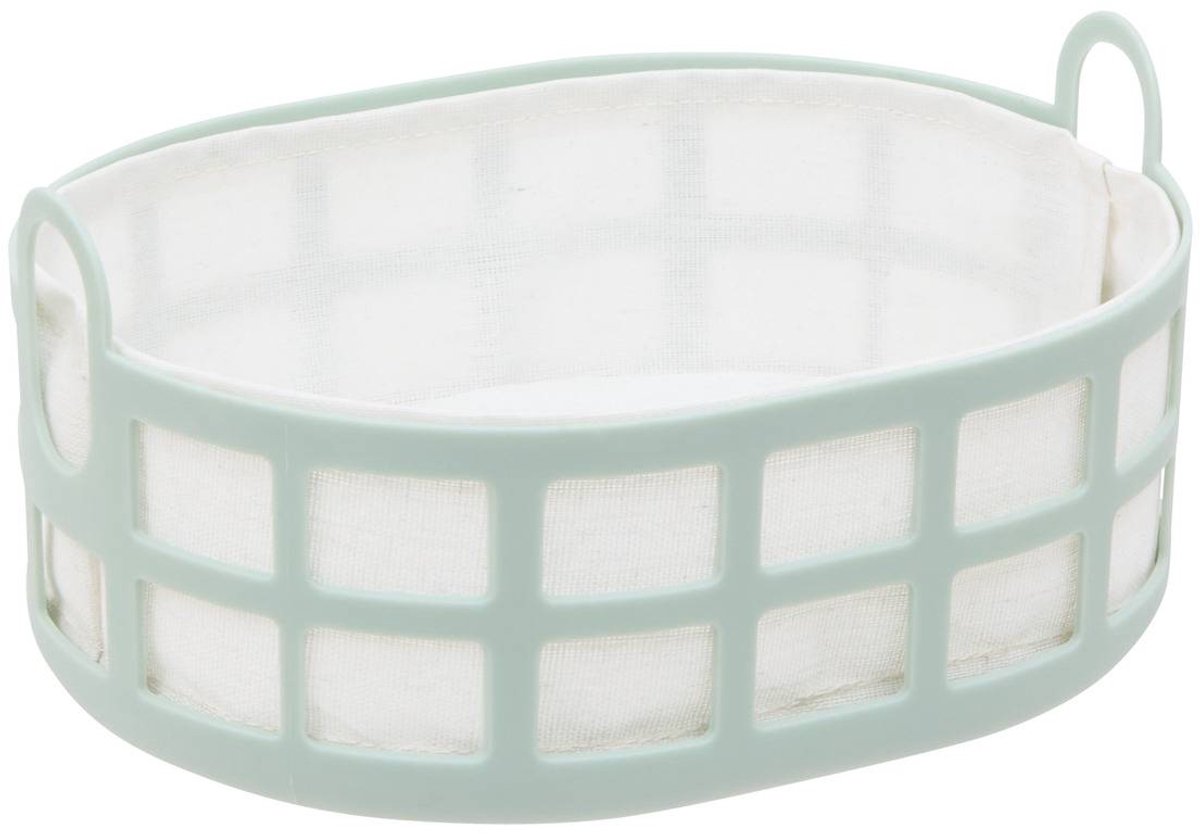 Corbeille à pain Poly ovale L.24cm vert