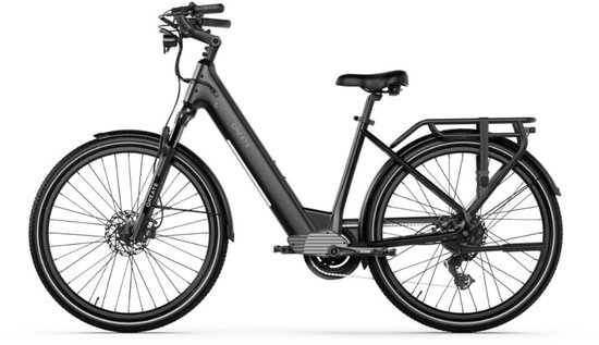 QREATE City Pro - E-bike - Lage Instap - 27.5 Inch - 250W Motor - 7 Versnellingen - 100 km Actieradius - Hydraulische Schijfremmen - Zwart — afbeelding 2