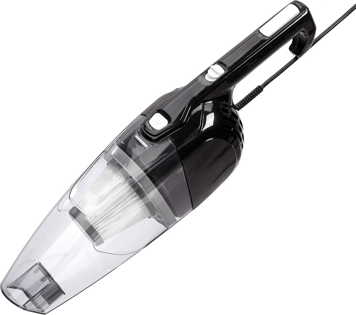Steelstofzuiger - 2-in-1 stofzuiger met kabel - ECO-motor - HEPA-filter - lichtgewicht - zwart