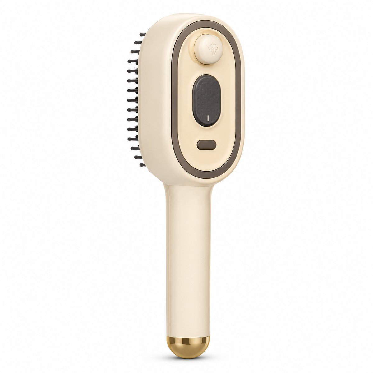 Bodybite - Elektrische Stoomborstel met Waternevel – Haarborstel Anti-Pluis & Antistatisch – Ontklit- en Massageborstel – Draadloos Oplaadbaar – MISTYCOMB