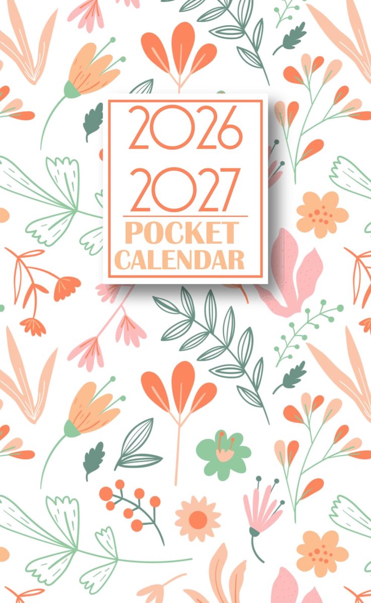 Pocket Calendar 2026-2027: 2 Year Monthly Planner for Purse Dated from January 26 to December 27 - ShopVlot