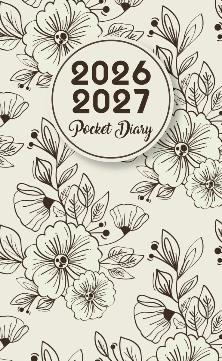 Pocket Diary 2026-2027: Month to View Planner from January 2026 to December 2027 with UK Holidays, 24 Months Schedule - ShopVlot