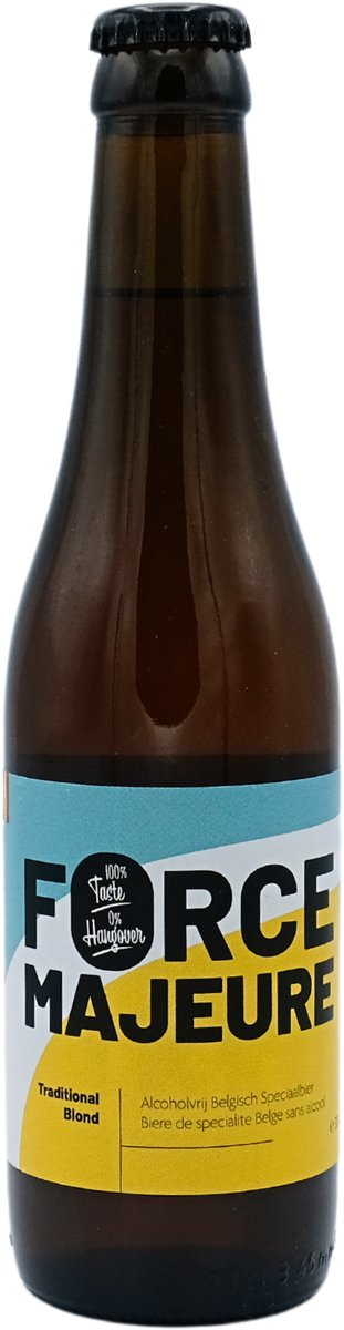 Force Majeure - Blond - Alcoholarm bier - 24x33cl