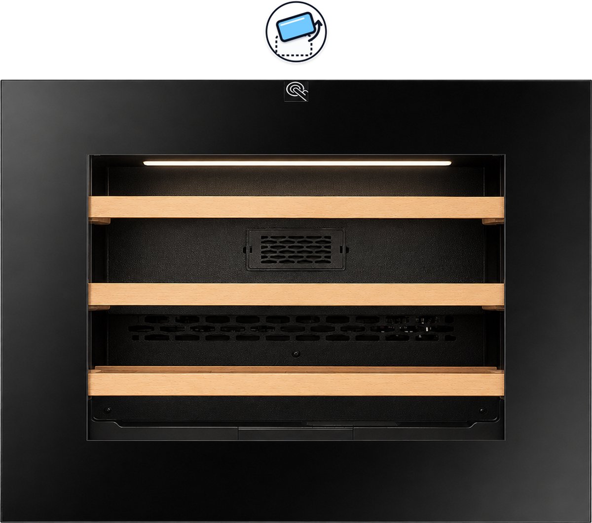 CENDO WKI51-24F - Wijnkoelkast - Inbouw - Touch to Open- 60 x 45 cm - Geruisloos en Trilvrij