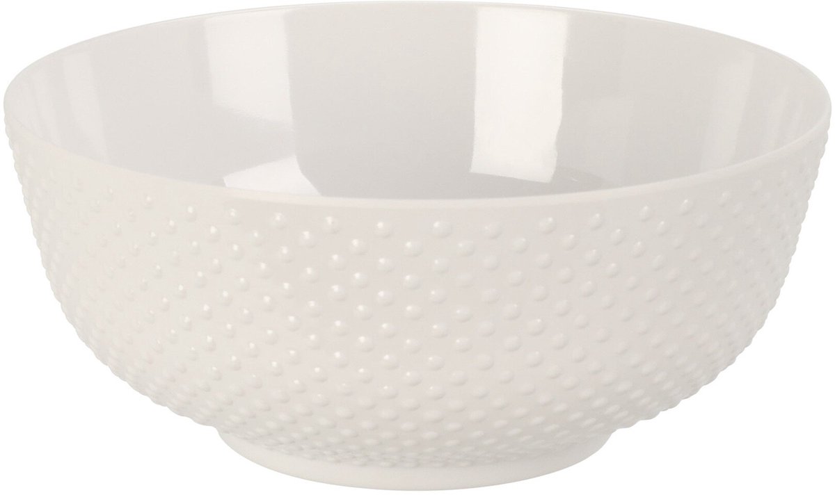 Cookinglife Soepkommen / Kommen - CampVibe - Outdoor - Kunststof - Onbreekbaar - Wit ø 16.8 cm - 4 Stuks