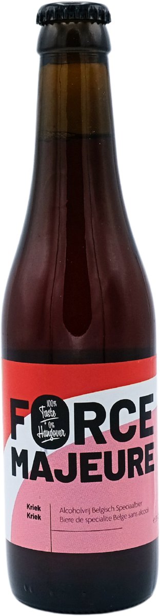 Force Majeure - Kriek - Alcoholarm bier - 24x33cl