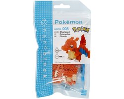 Bandai - Nanoblock - Charizard - Pokémon - Mini Brick Figuur - Bouwset - Pixel Charizard Pokémon Charizard Figuur Bouwpakket - NBPM008