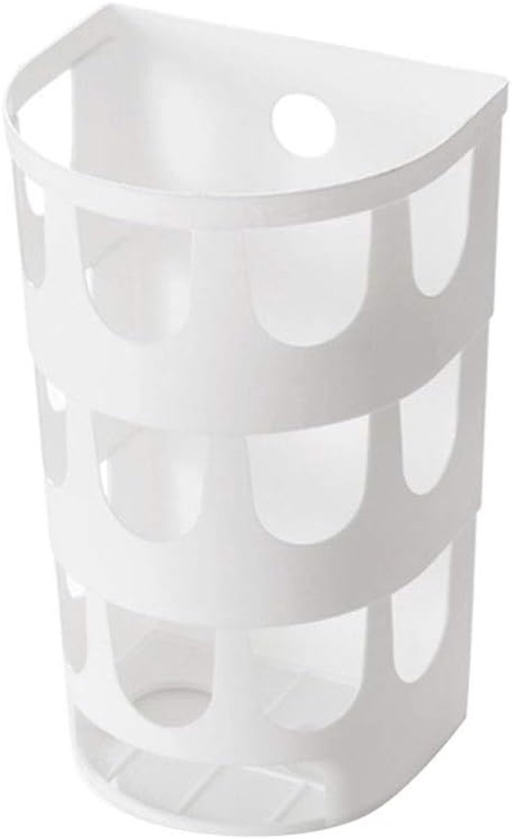 1 stuk- Vuilniszak Dispenser -vuilniszak dispenser houder-vuilniszakdispenser-Afvalzak Houder -Vuilniszak Opbergdoos-Zakjesdispenser-Voor Keuken en Badkamer-Afvalzak Dispenser Houder -keuken accessoires- Wandgemonteerde-Zelfklevend-Wit