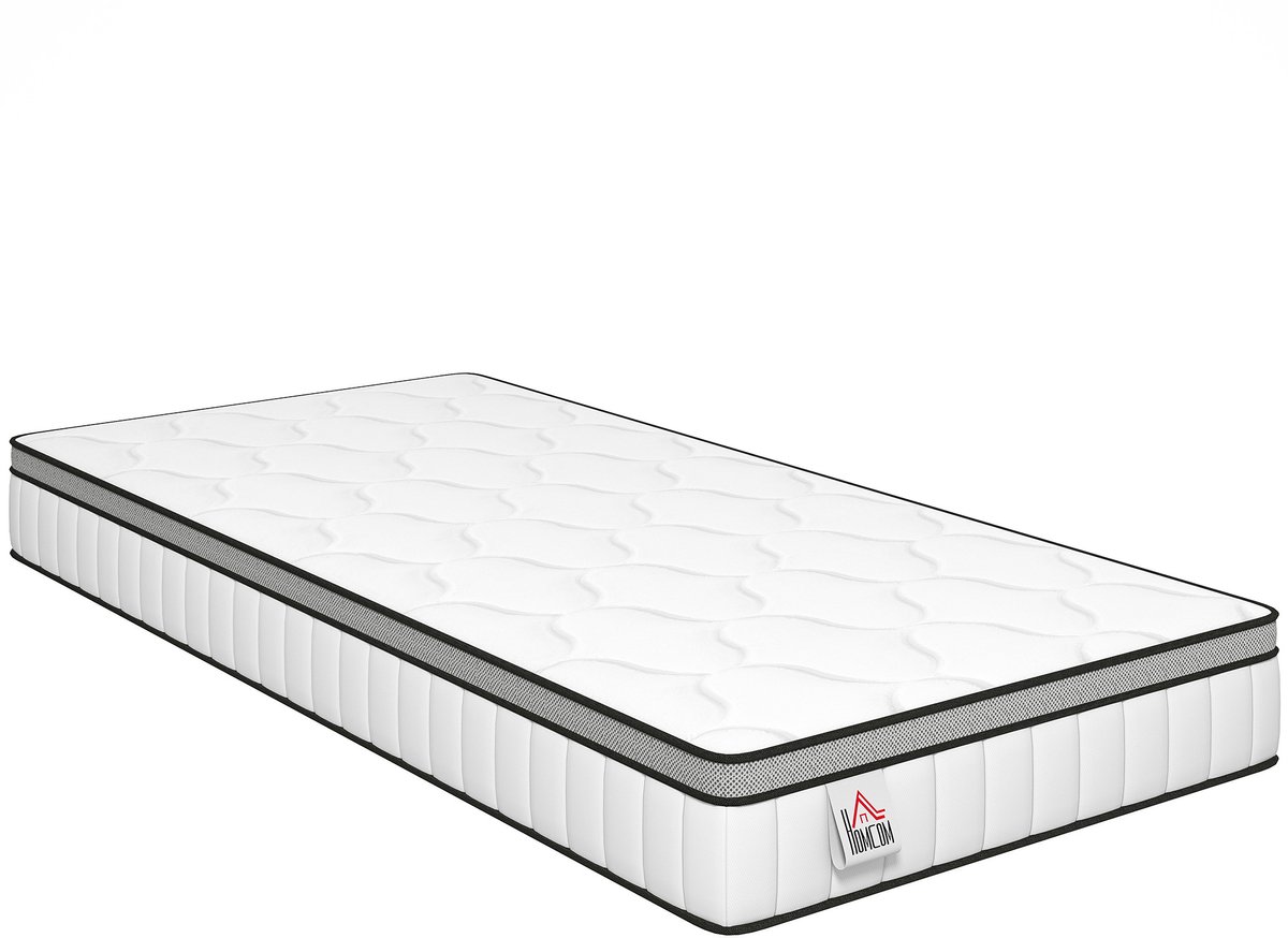 Matras - 90x200 - 7 zones - Matras van traagschuim - 20 cm