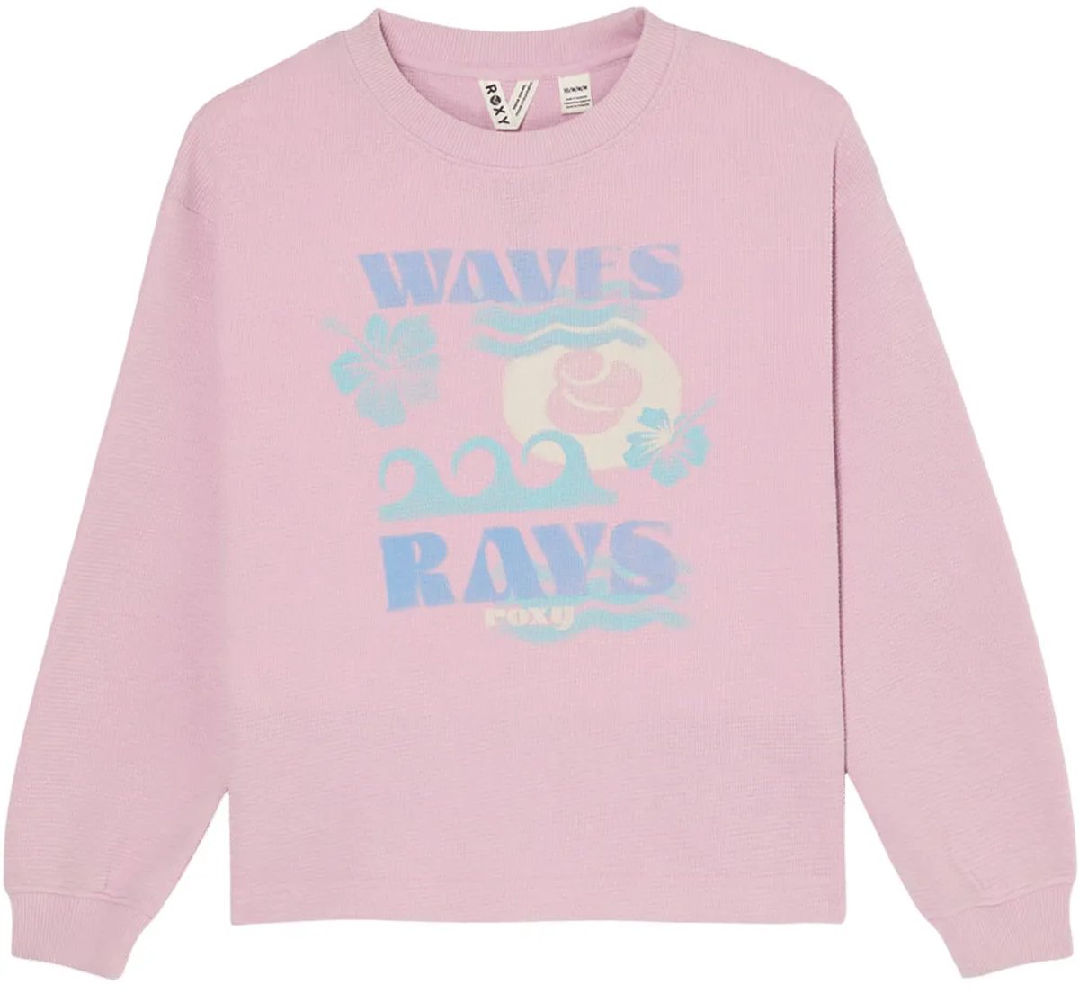 Roxy Eastside Midweight Rg T-shirt Met Lange Mouwen 10 Years Meisje Roze
