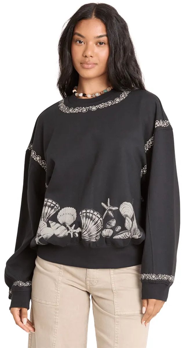 Billabong Sea Treasure Ke Sweatshirt XS Vrouw Zwart