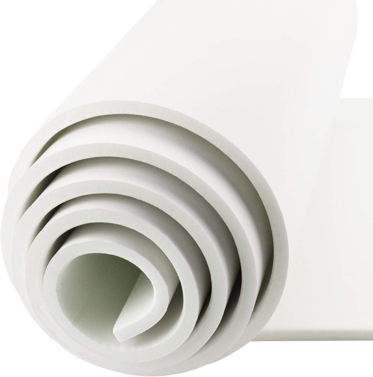 Zelfklevende schuimrubberen rol neopreen schuimplaten 300 mm (B) x 6 mm (D) x 1,5 m (L) multifunctionele celrubber afdichtingstape eenvoudig te snijden DIY schuimplaat (wit)
