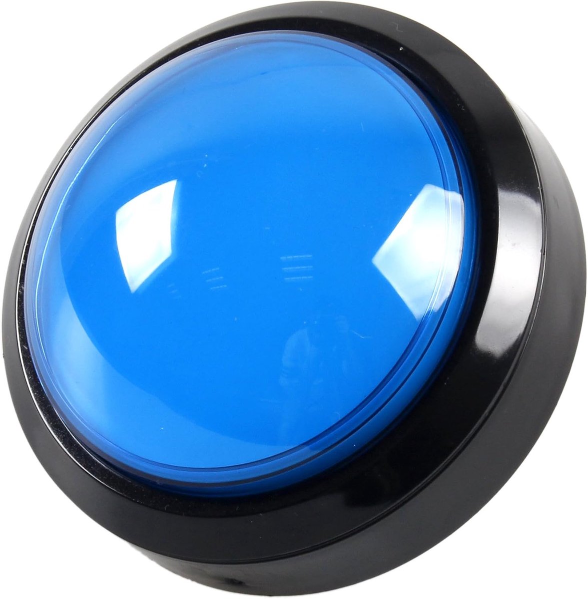 4 Inch 100mm Big Dome 12V LED Verlichte Drukknoppen Met Microschakelaar Voor Arcade Machine Video Games Onderdelen (Blauw)