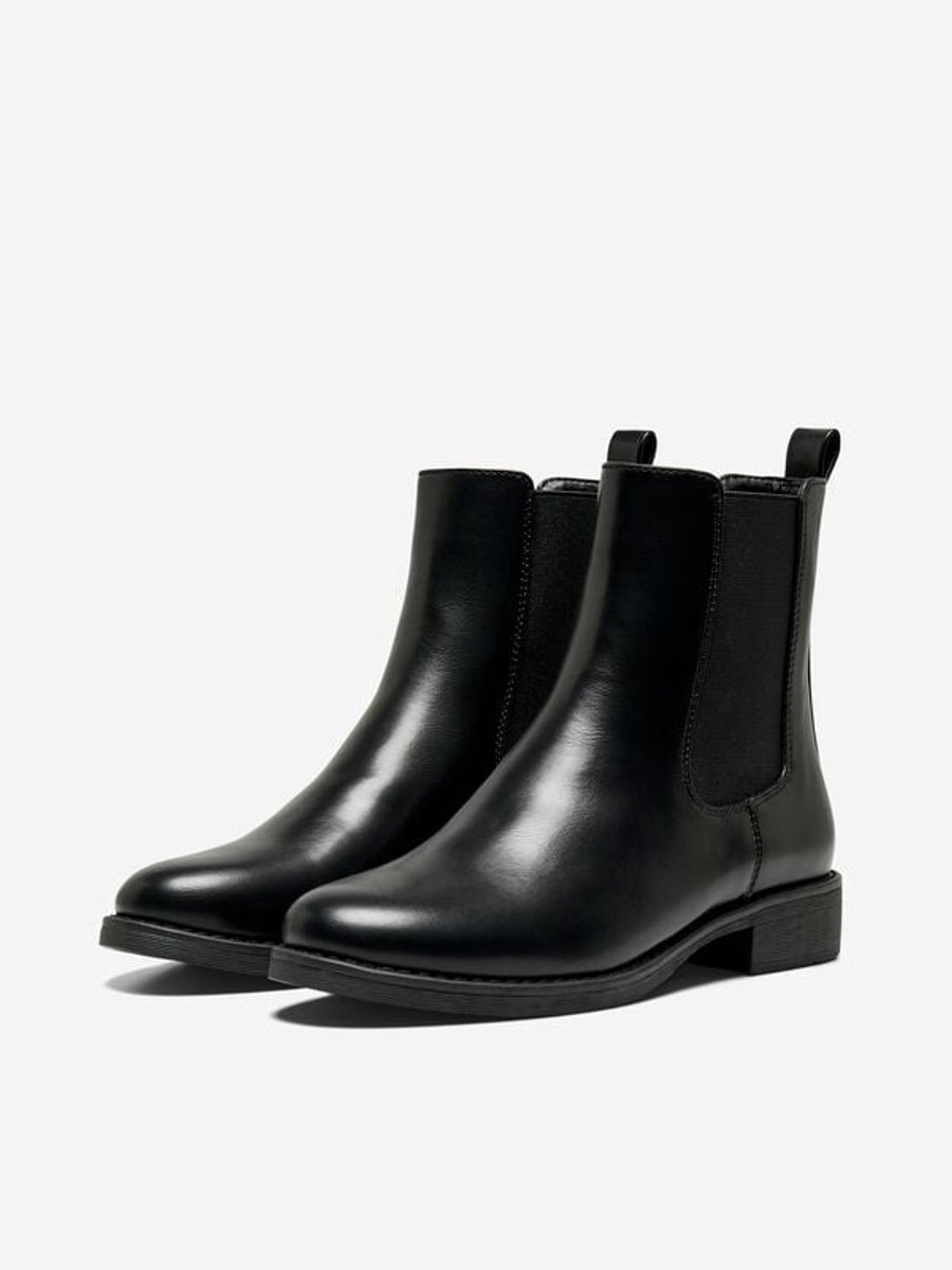 Only ONLBIBI-21 PU BASIC BOOT NOOS Dames Laars - zwart - EU37