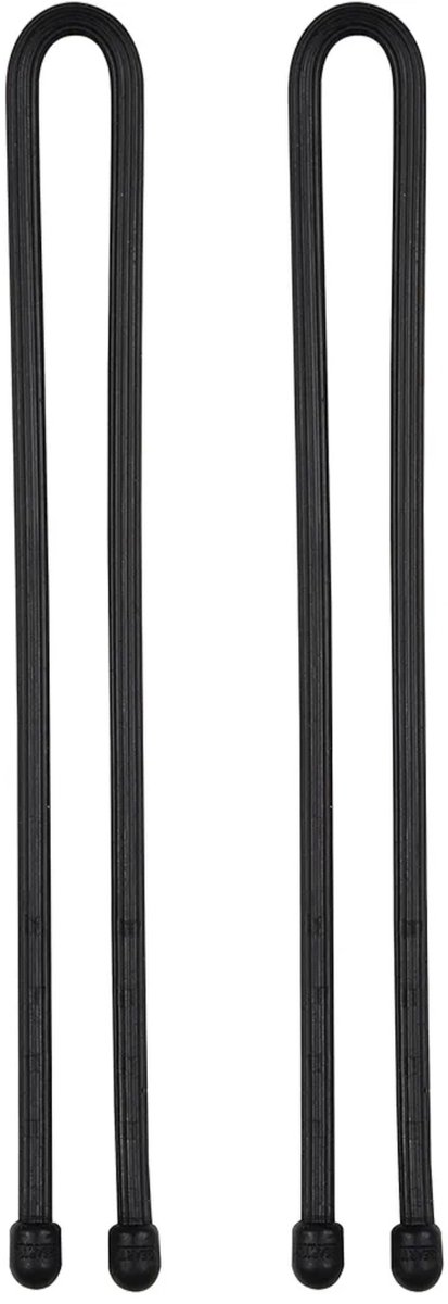Flexibele Bindkabelset – 2 Stuks – 450 mm – Elastische Spanbanden – Zwart