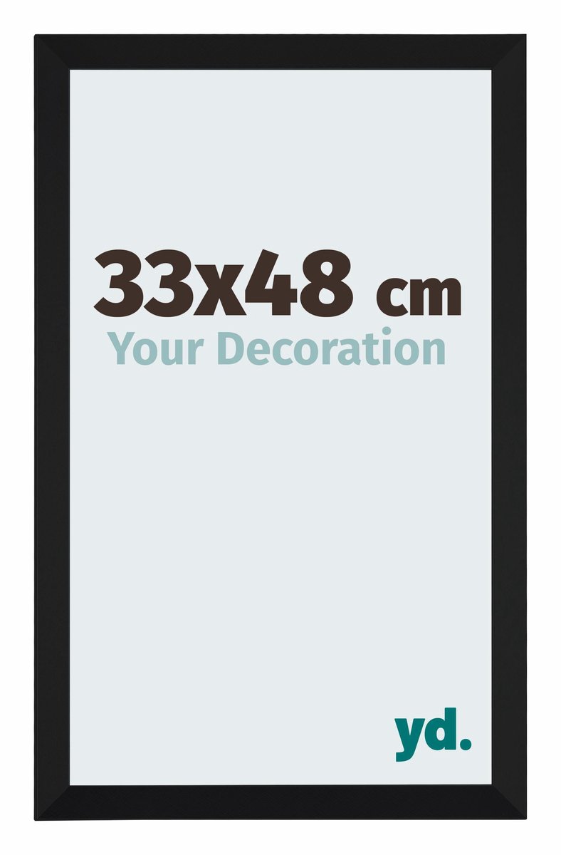 yd. Your Decoration - Fotolijst 33x48 cm - MDF - Zwart Mat - Catania