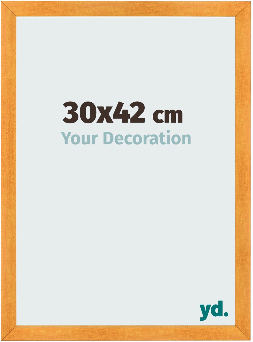 yd. Your Decoration - Fotolijst 30x42 cm - MDF - Oranje - Pisa
