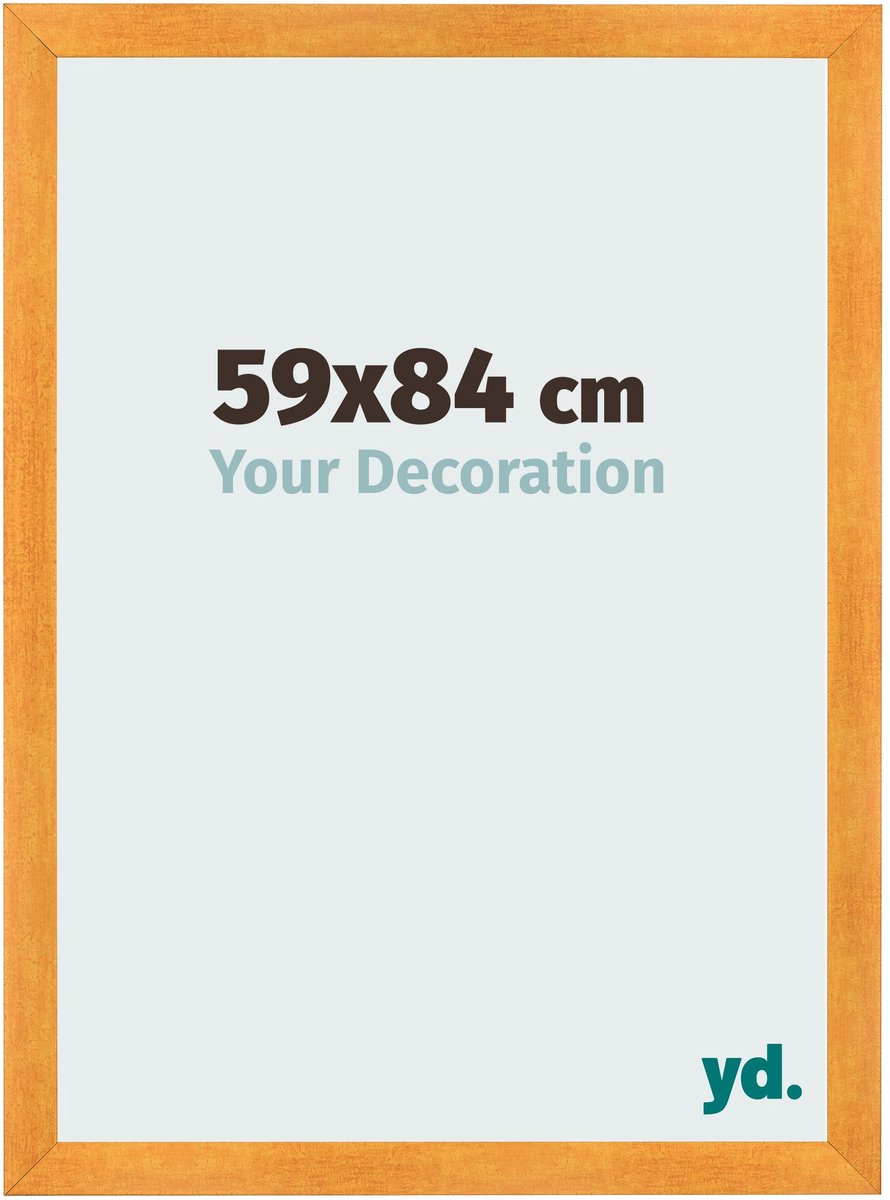 yd. Your Decoration - Fotolijst 59x84 cm - MDF - Oranje - Pisa