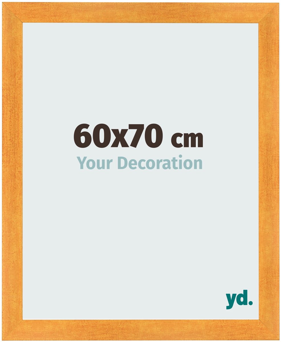 yd. Your Decoration - Fotolijst 60x70 cm - MDF - Oranje - Pisa