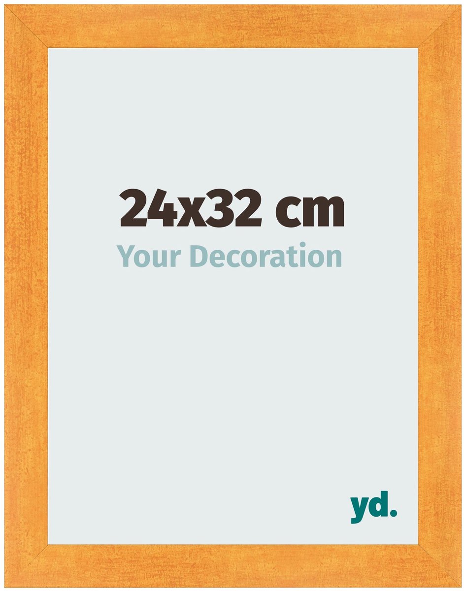 yd. Your Decoration - Fotolijst 24x32 cm - MDF - Oranje - Pisa