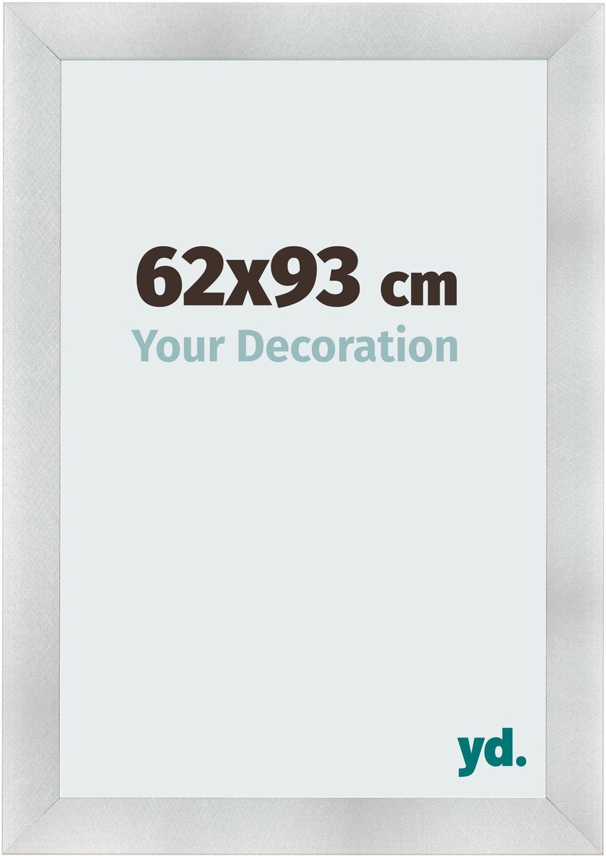 yd. Your Decoration - Fotolijst 62x93 cm - MDF - Aluminium Geborsteld - Pisa