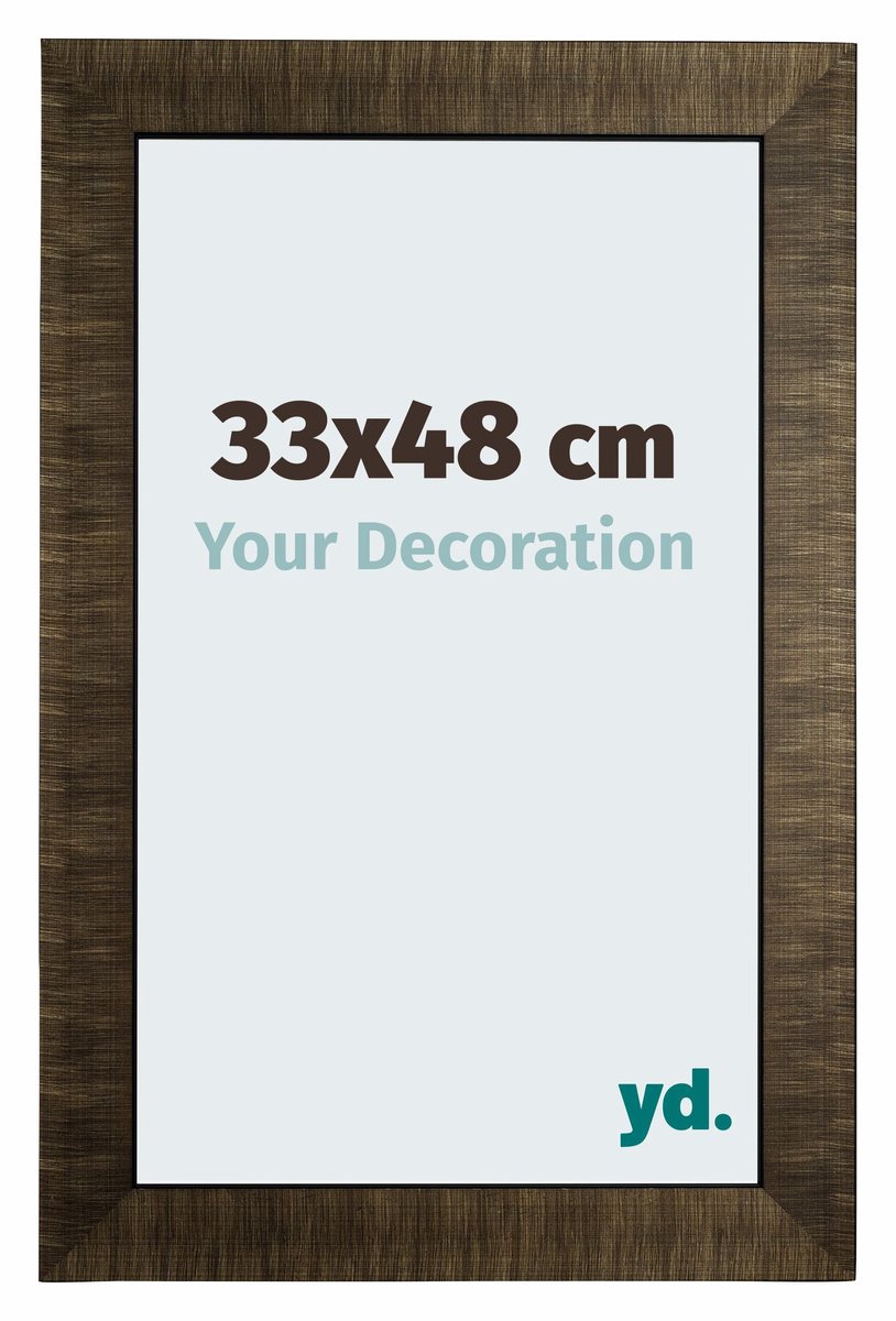 yd. Your Decoration - Fotolijst 33x48 cm - Hout - Champagne Geborsteld - Leeds