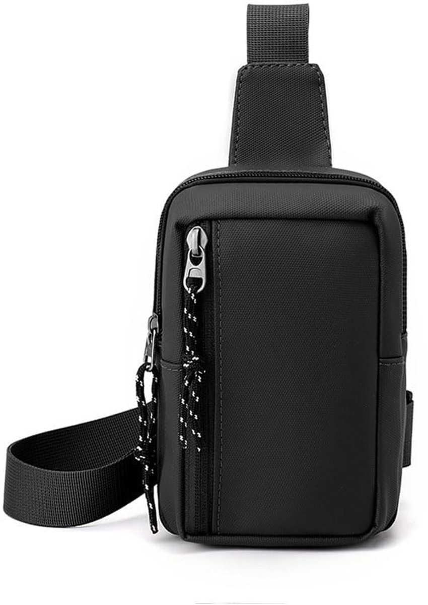 Borsttas heren compact - schouderriem - anti-diefstal - ideaal voor reizen - ShopVlot