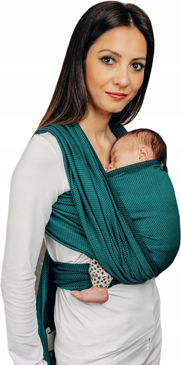 LennyLamb Geweven Draagdoek - Smaragd 4.6m