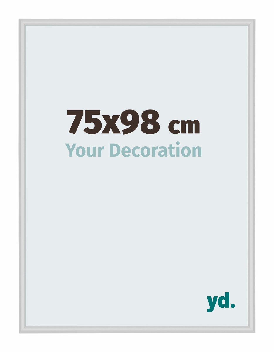 yd. Your Decoration - Fotolijst 75x98 cm - Aluminium - Zilver Mat - Miami